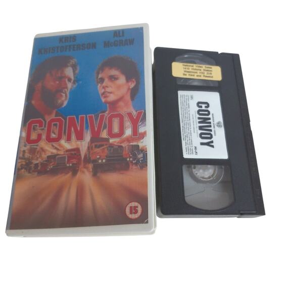 Vintage Convoy VHS Clamshell Case Kris Kristofferson Ali McGraw - Picture 1 of 6